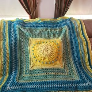 Sunshine Ombre throw